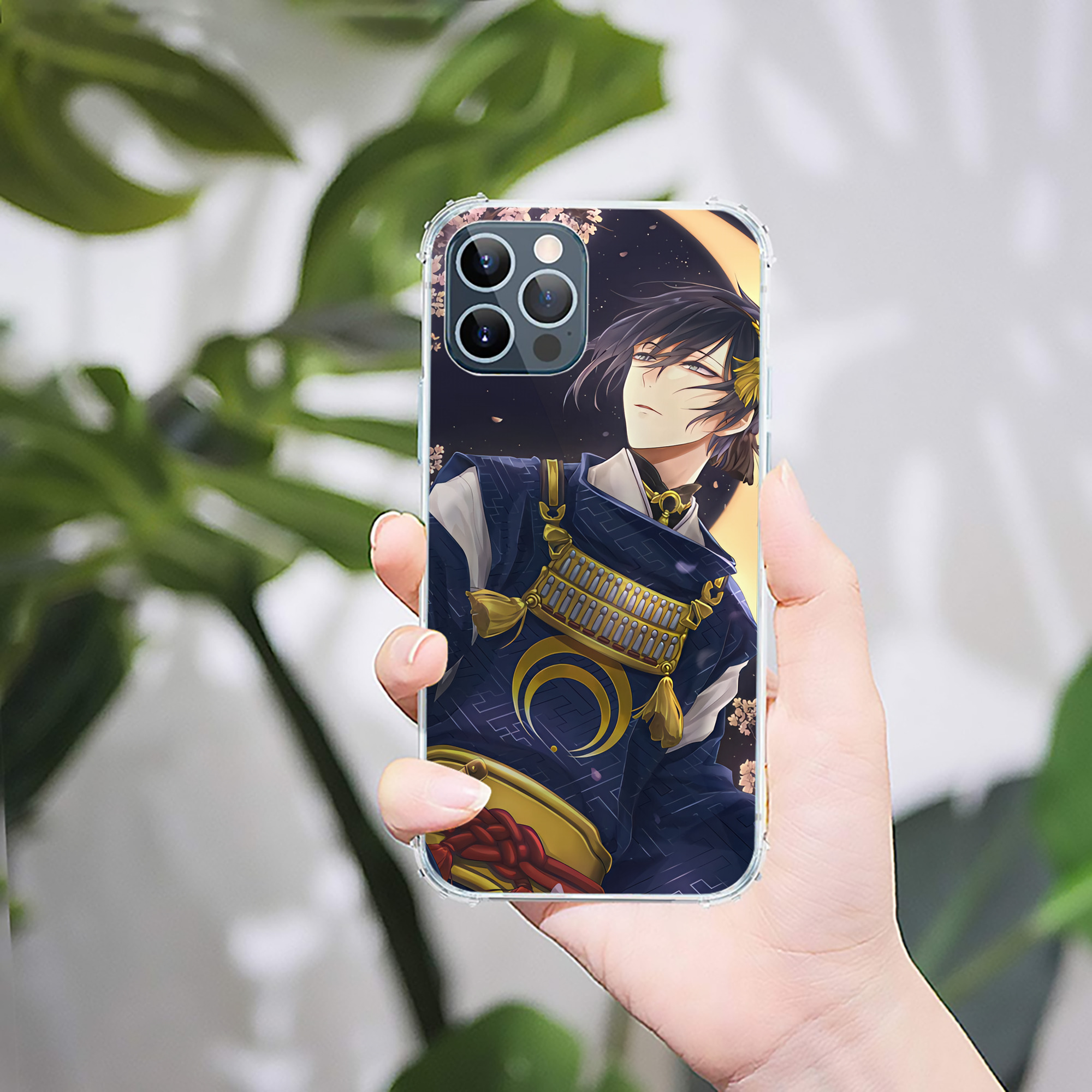 （画像用） 刀剣乱舞 Touken Ranbu 【iPhone 12シリーズ対応】透明スマホケース（クリアソフトケース）